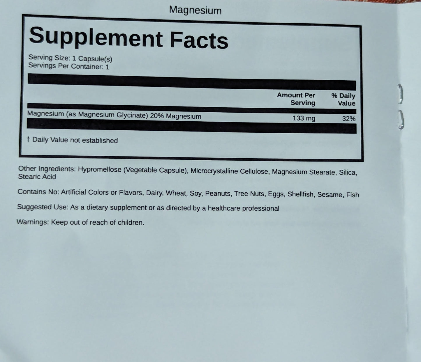 Stress pack (30 day supply)